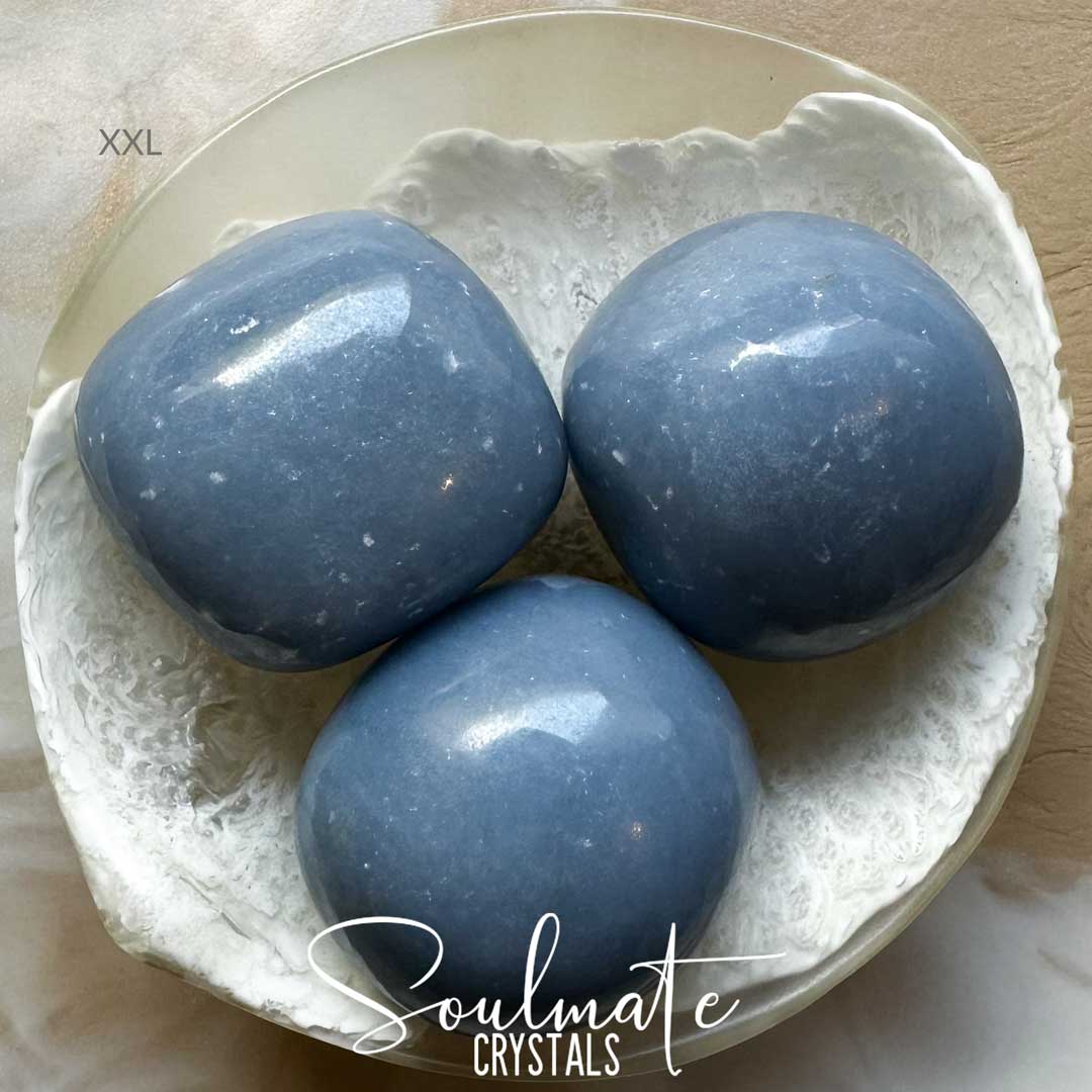 ANGELITE TUMBLED STONE GRADE AA