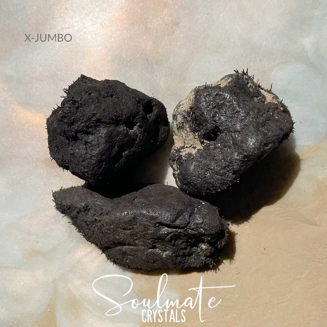 Soulmate Crystals Lodestone Raw Natural Stone, Magnetized Metallic Brown Black Iron Oxide Magnetite Mineral for Manifestation, Transformation, Strength, Grounding, Stability, Attraction, Abundance, Change, Visualisation, Earth Star Chakra Anchoring.