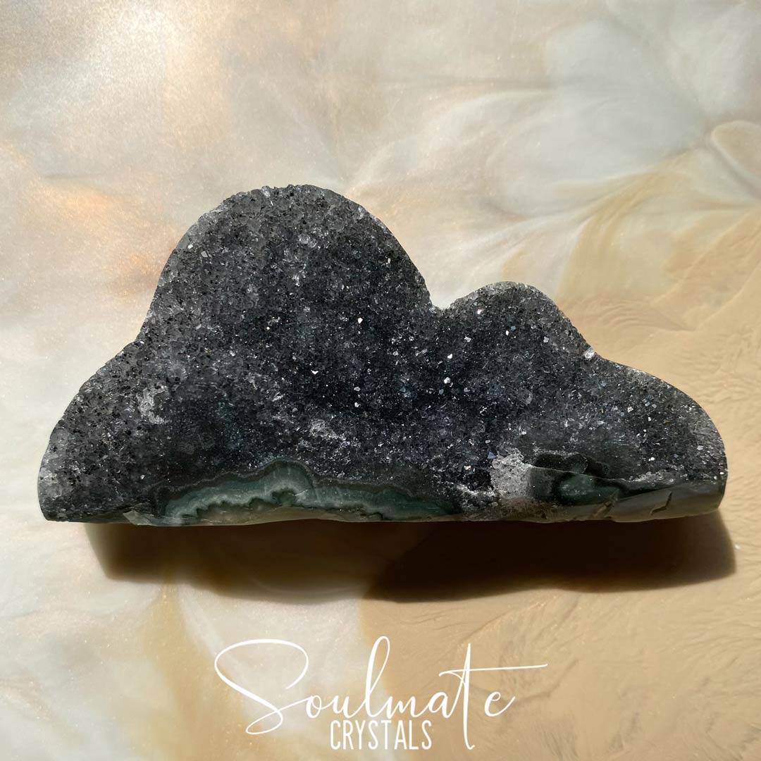 Soulmate Crystals Amethyst Raw Natural Crystal Cloud, Purple, Green and Black Crystal for Calm, Serenity and Reduce Anxiety