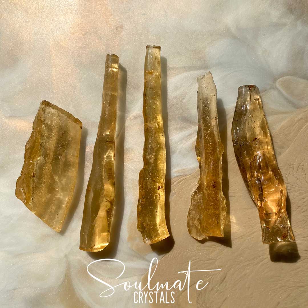 Soulmate Crystal Copal Raw Natural Bio-Crystal, Gold Fossilized Tree Resin for Space Cleansing, Purification, Positivity, Earthy, Resin Incense.