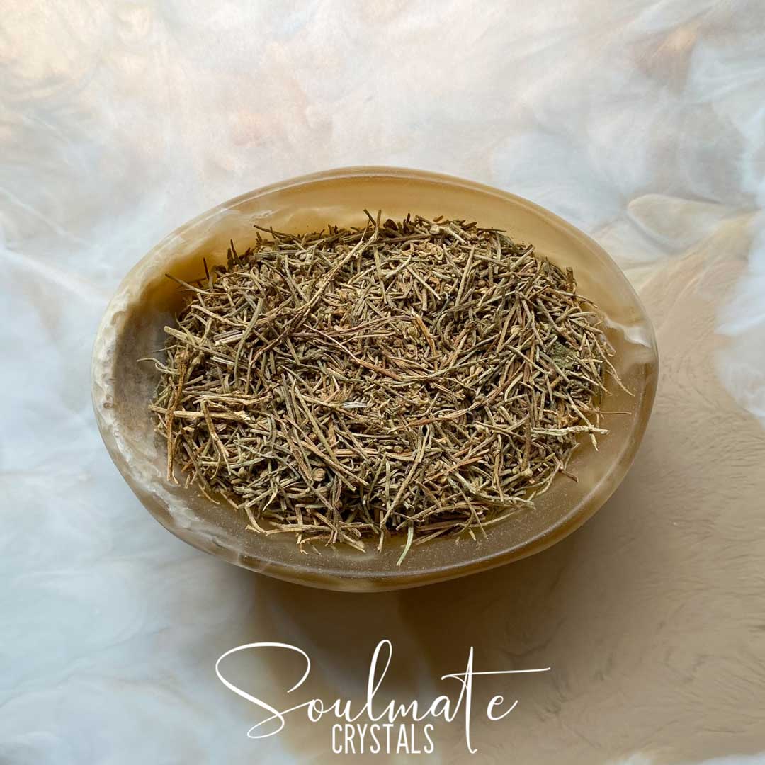 Soulmate Crystals Desert Magic Sage Herbal Cleansing Loose Leaf Pack, Dried Desert Magic Sage Leaf for Smoke Cleansing, Protection and Purification.