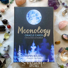 MOONOLOGY ORACLE CARDS - YASMIN BOLAND - Soulmate Crystals